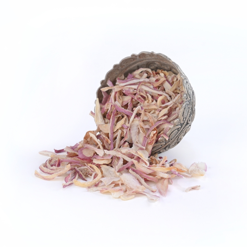 Dehydrated Pink Onion Kibbled